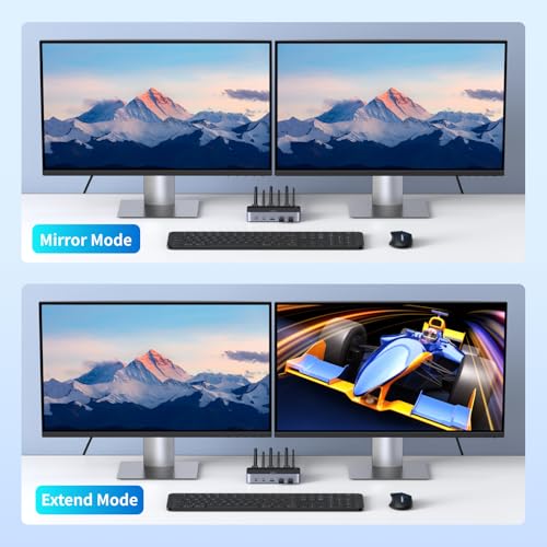 UGREEN HDMI KVM Switch for 2 Monitors & Computers