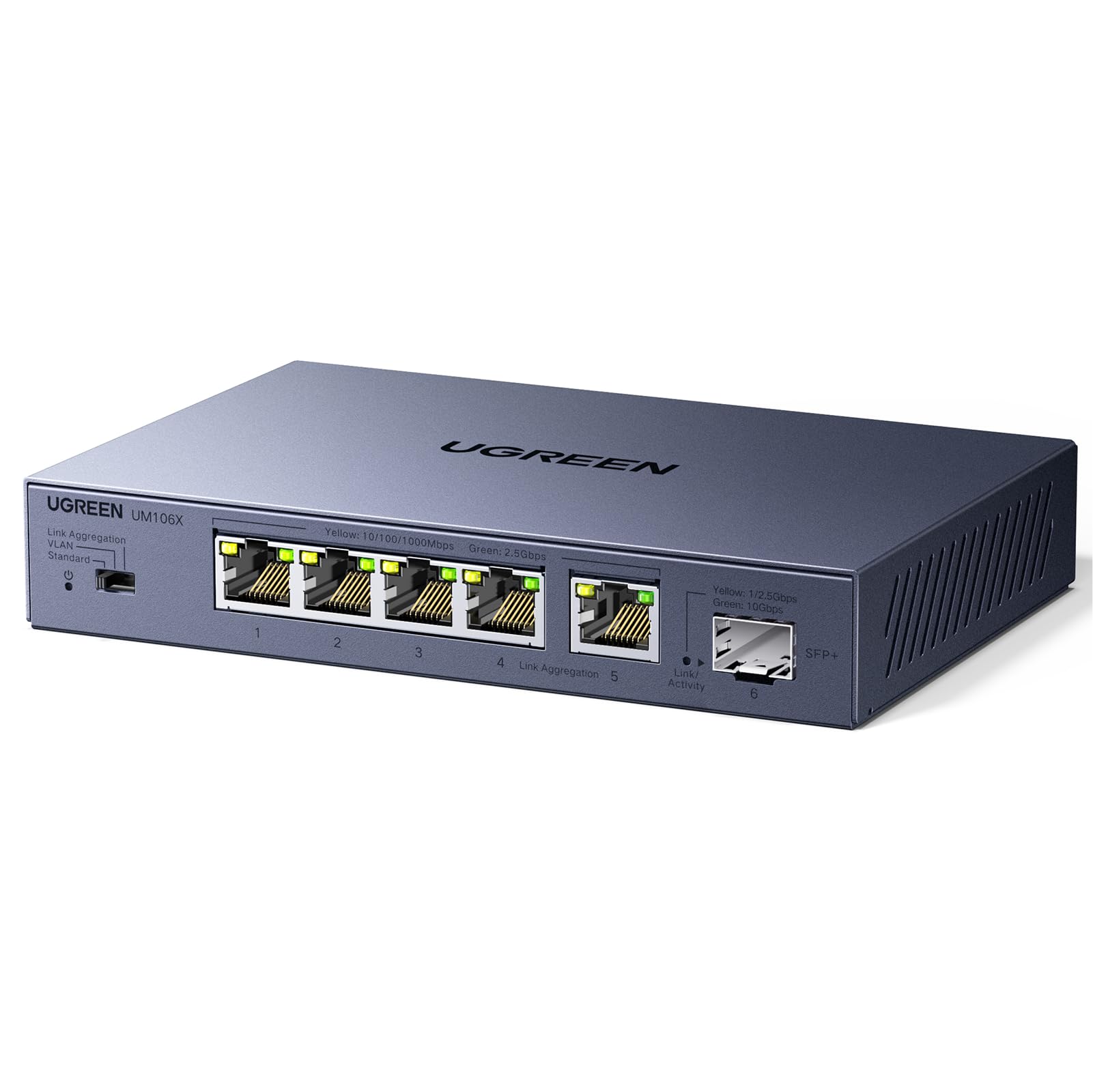 UGREEN 2.5Gb Switch, 6-Port Ethernet