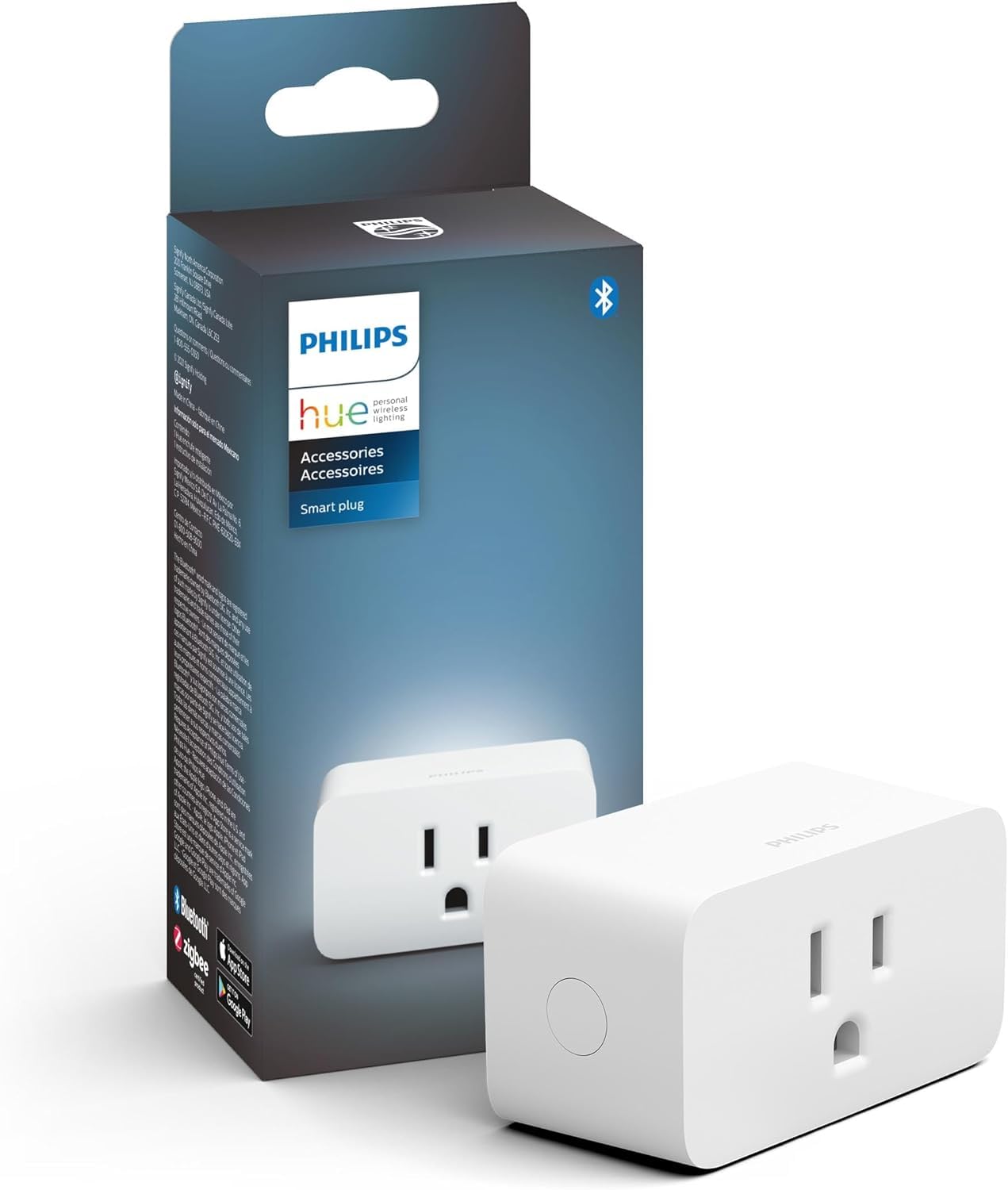 Philips Hue Smart Plug blanco, 1 pack, vista frontal