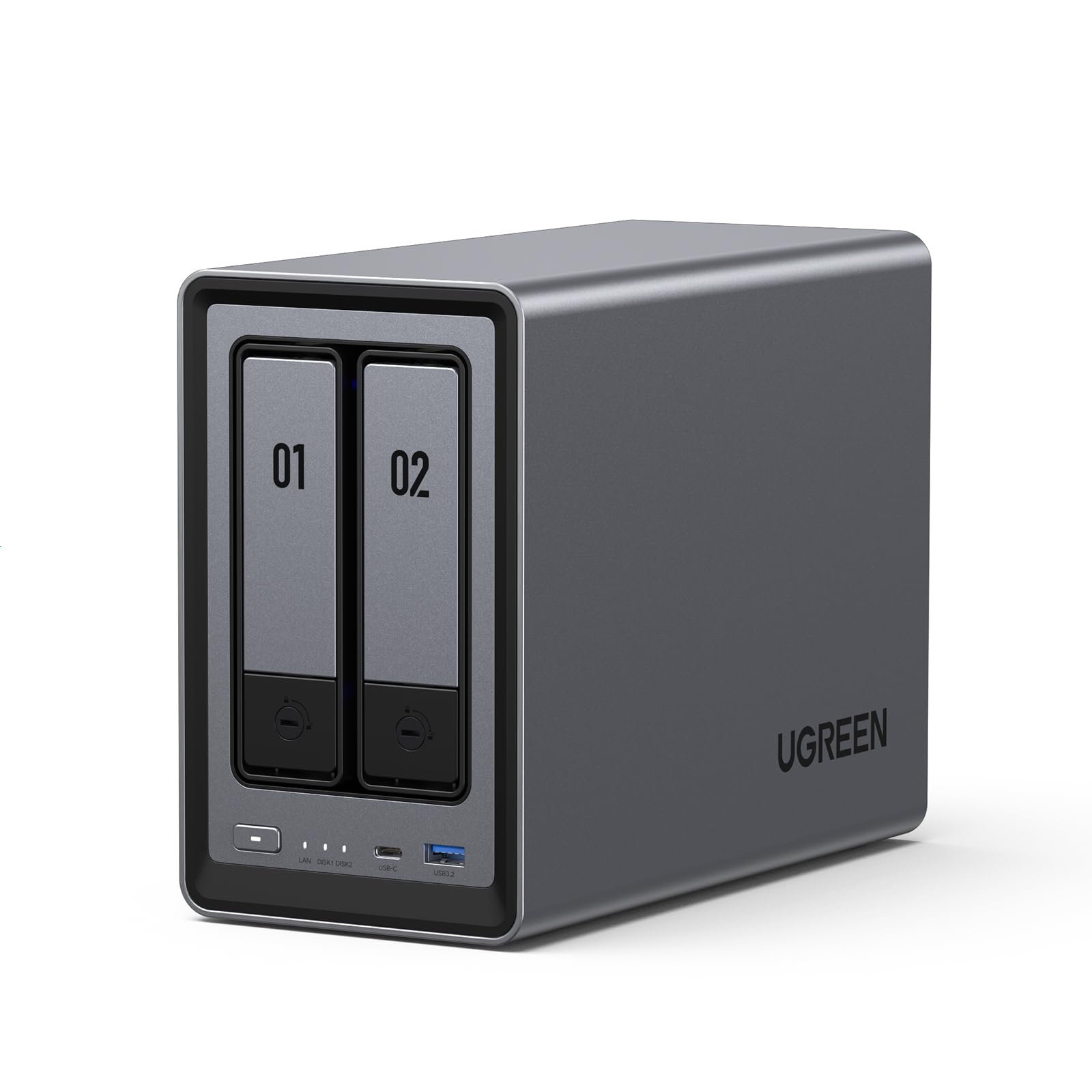 UGREEN NAS DXP2800, NAS de 2 bahías todo terreno