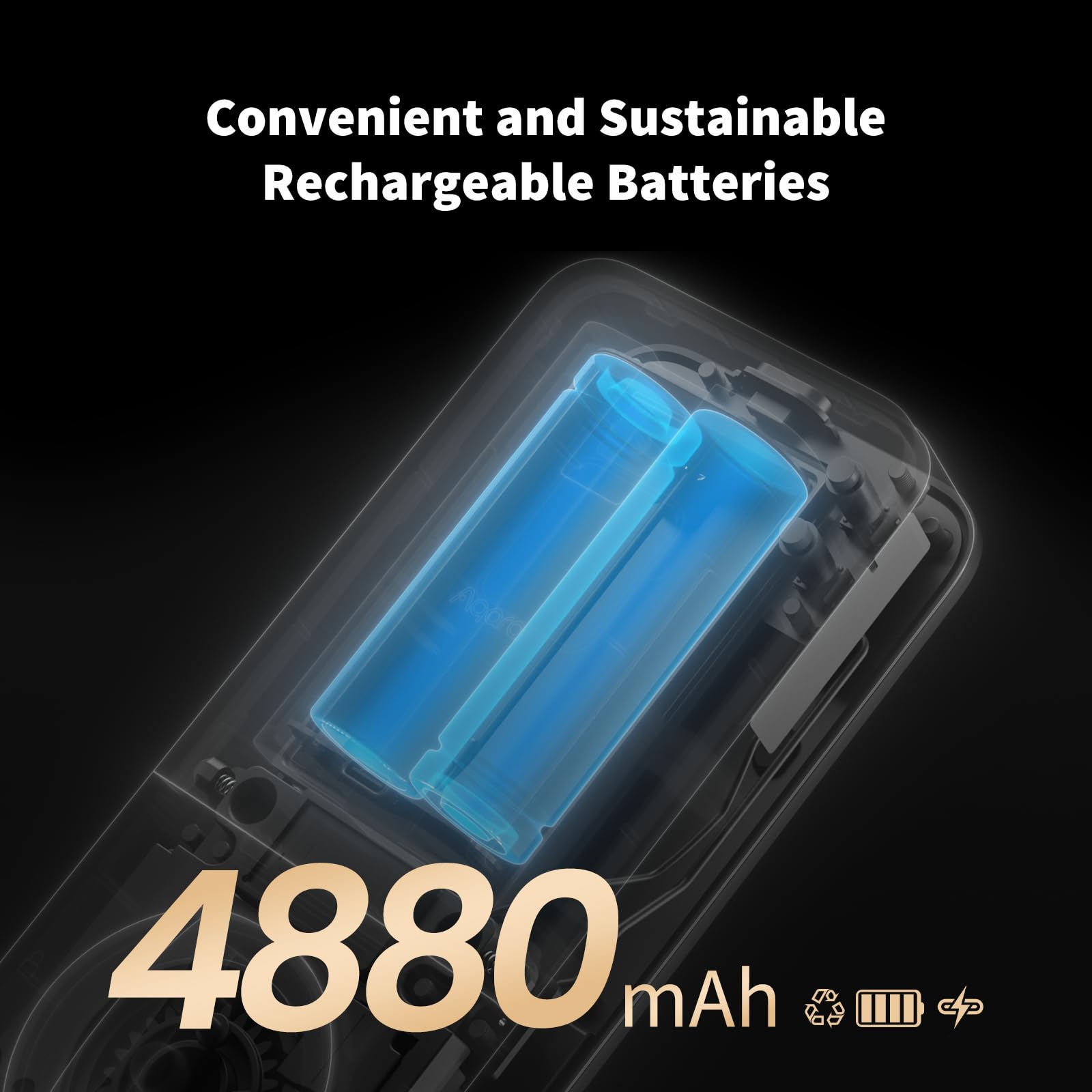 Aqara U400, batería de litio recargable extraíble