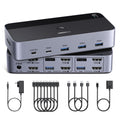 UGREEN HDMI KVM Switch para 2 monitores y 2 computadoras