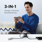 UGREEN Nexode 45W 2-Port Charger with Retractable Cable