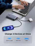 UGREEN Nexode Power Bank 20000mAh 145W with Built-in USB-C Cable