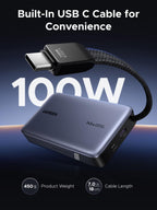 UGREEN Nexode Power Bank 20000mAh 145W with Built-in USB-C Cable