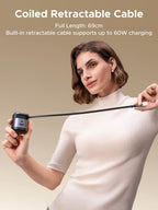 UGREEN Nexode 65W Charger with Retractable USB-C Cable