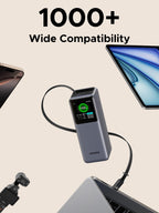 UGREEN Nexode Power Bank 20000mAh 165W with Retractable USB-C Cable