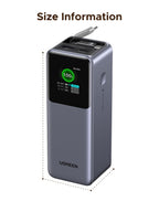 UGREEN Nexode Power Bank 20000mAh 165W with Retractable USB-C Cable