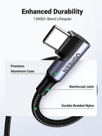 UGREEN USB-C Cable (100W, 90 Degree)