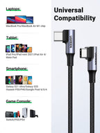 UGREEN USB-C Cable (100W, 90 Degree)